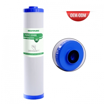 China Factory Private Label Bulk Sale Pentek GAC-20BB Compatible Carbon Filters