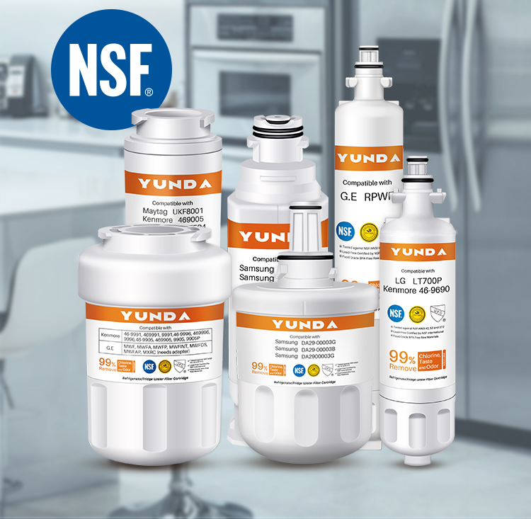 yunda filter wholesale refrigerator water filters tested by NSF