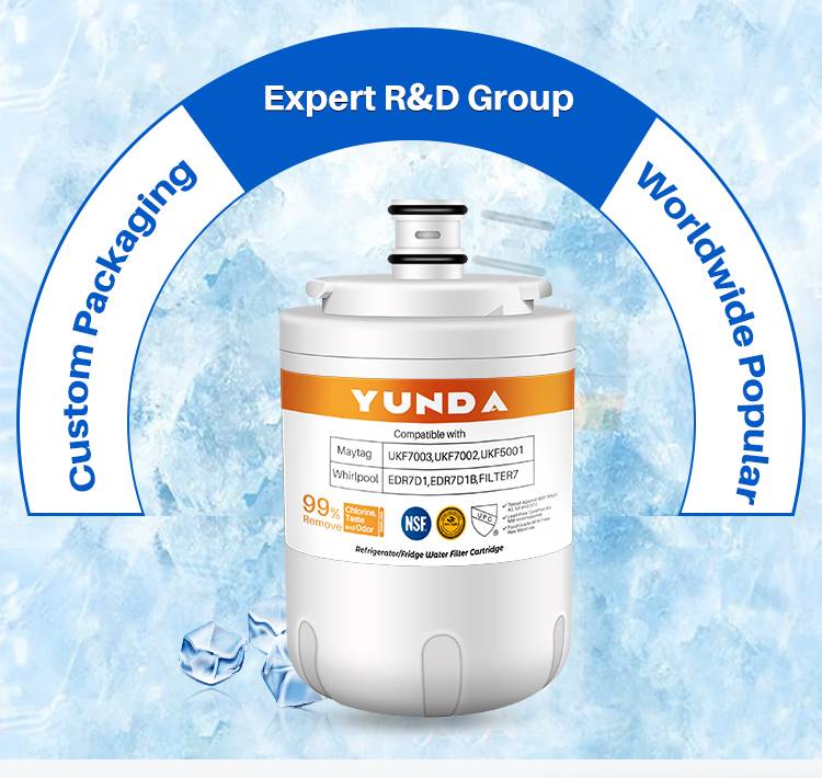 showing of YUNDA FILTER customized edr7d1 water filter replacement