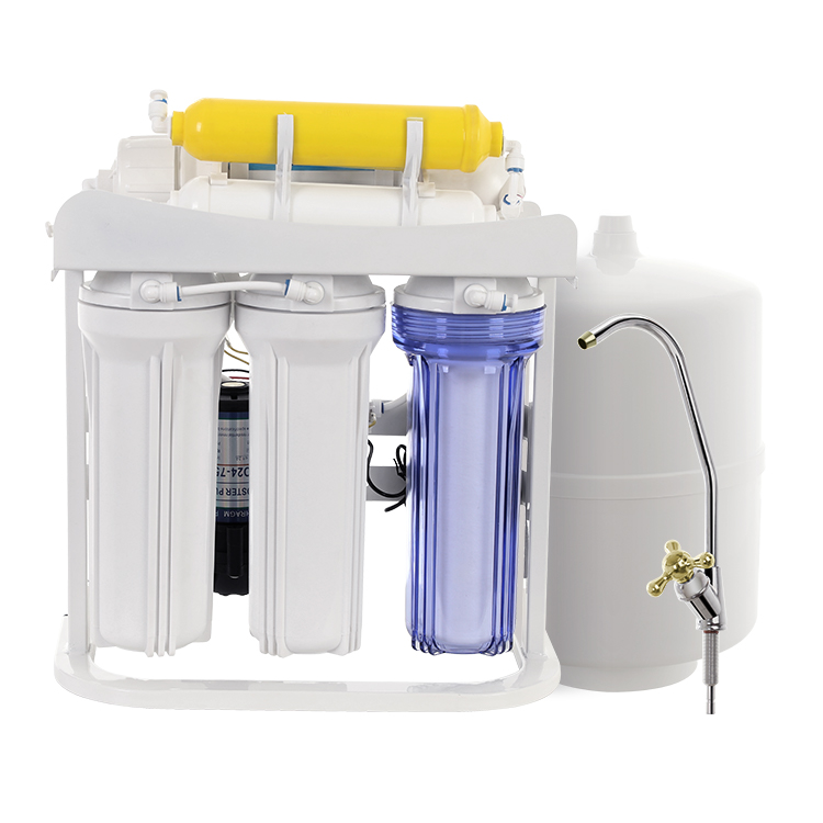 6 Stage RO Water System With Pump, Faucet and Tank 