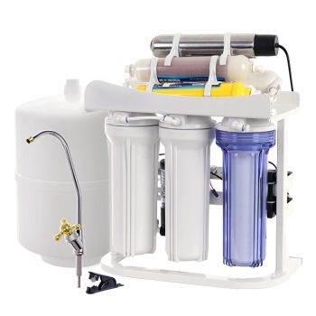 $48 8 Stage RO Water System With Pump, Faucet and Tank