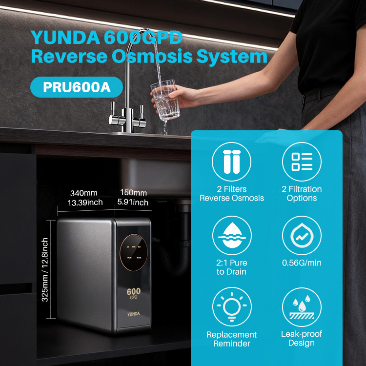 PRU600A 600GPD Tankless RO System