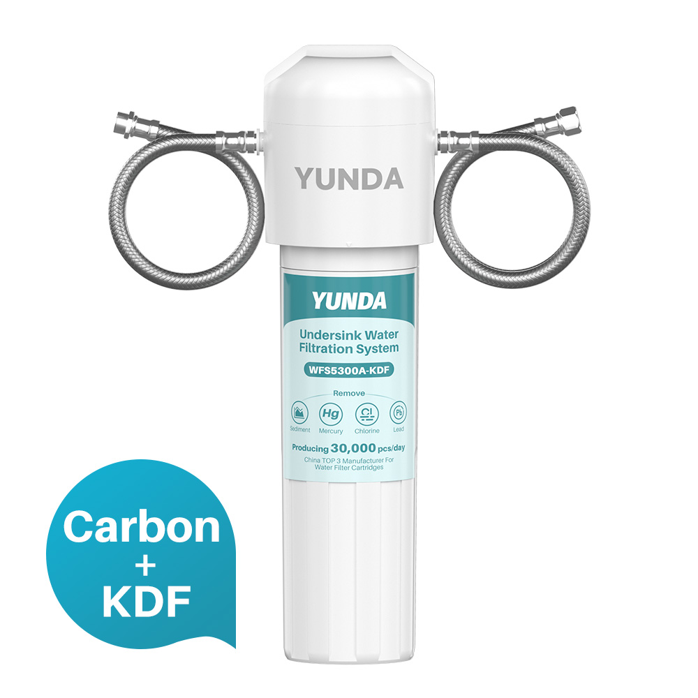 YUNDA WFS5300A-TDS Under Sink Water Filter System, 22000 Gallons