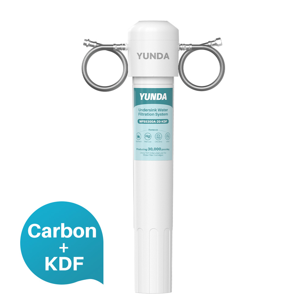 YUNDA WFS5300A-20-TDS Under Sink Water Purification System, 40000 Gallons